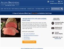 Tablet Screenshot of allenbrothers.com